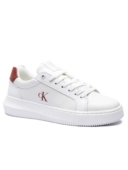 Zdjęcie produktu Calvin Klein Jeans Skórzane sneakersy biały