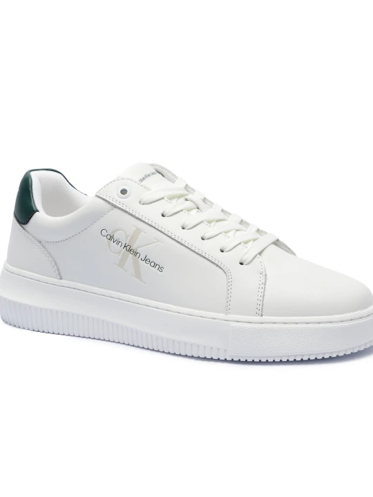 Zdjęcie produktu Calvin Klein Jeans Skórzane sneakersy CHUNKY biały