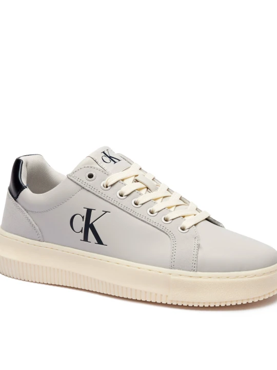 Zdjęcie produktu Calvin Klein Jeans Skórzane sneakersy Chunky szary
