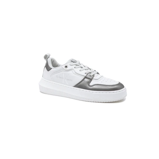 Zdjęcie produktu Calvin Klein Jeans Skórzane sneakersy Chunky biały