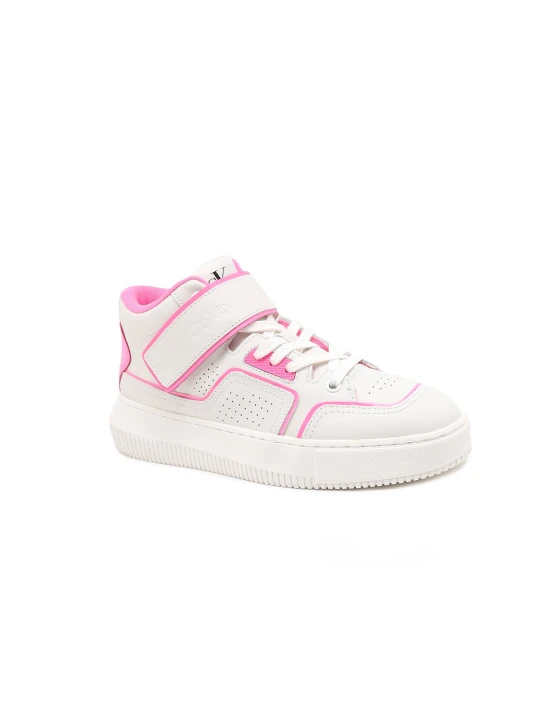 Zdjęcie produktu Calvin Klein Jeans Skórzane sneakersy Chunky biały