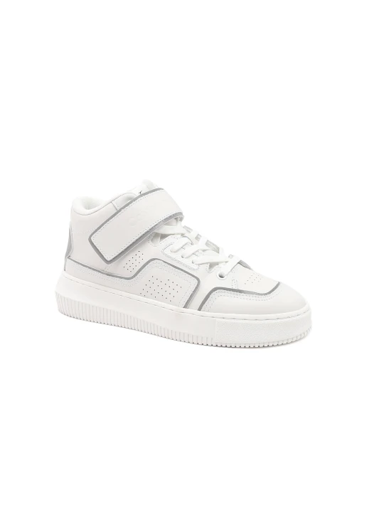 Zdjęcie produktu Calvin Klein Jeans Skórzane sneakersy Chunky biały
