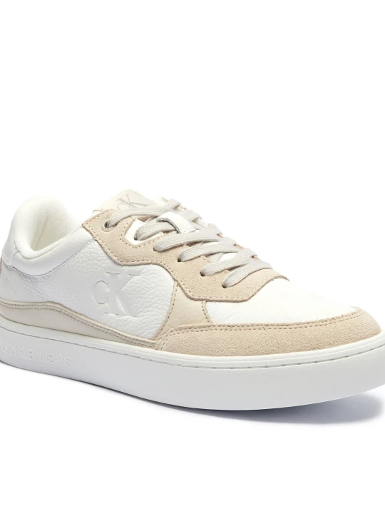 Zdjęcie produktu Calvin Klein Jeans Skórzane sneakersy CLASSIC CUPSOLE biały