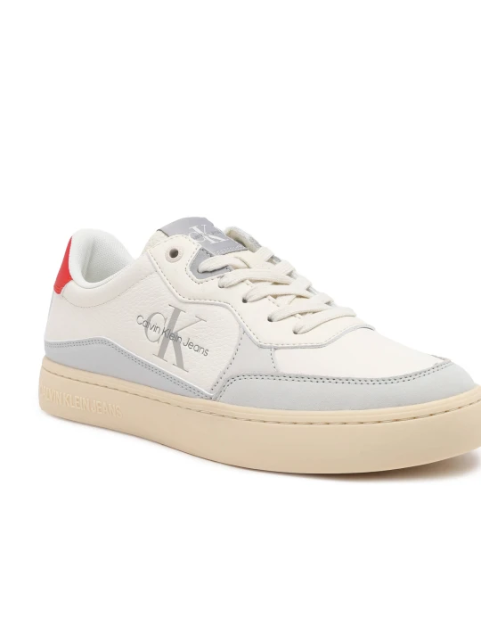 Zdjęcie produktu Calvin Klein Jeans Skórzane sneakersy CLASSIC CUPSOLE LOW LTH ML FAD beżowy