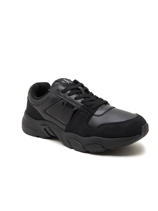 Zdjęcie produktu Calvin Klein Jeans Skórzane sneakersy RETRO TENNIS LACEUP czarny