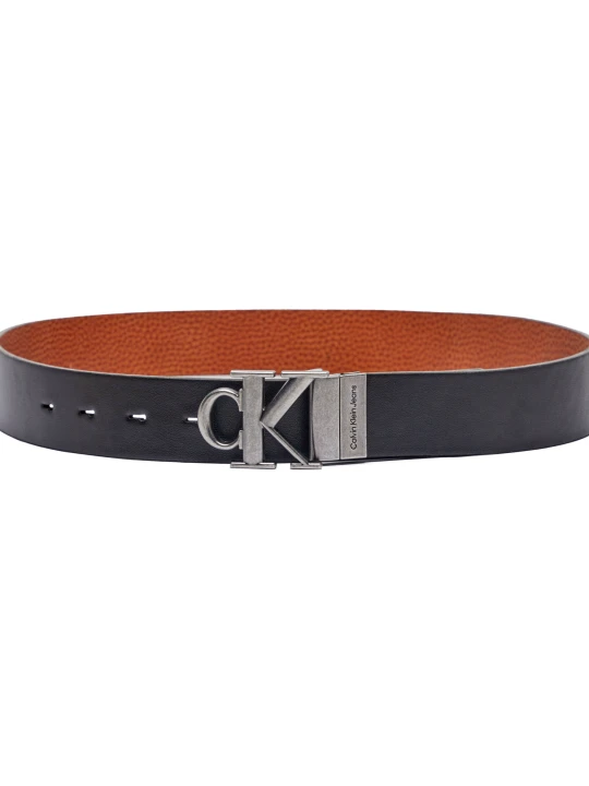 Zdjęcie produktu Calvin Klein Jeans Skórzany dwustronny pasek czarny
