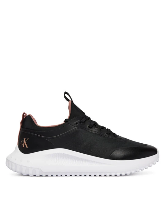 Zdjęcie produktu Calvin Klein Jeans Sneakersy Eva Runner Laceup Sock Mat Mix YW0YW02064 Czarny