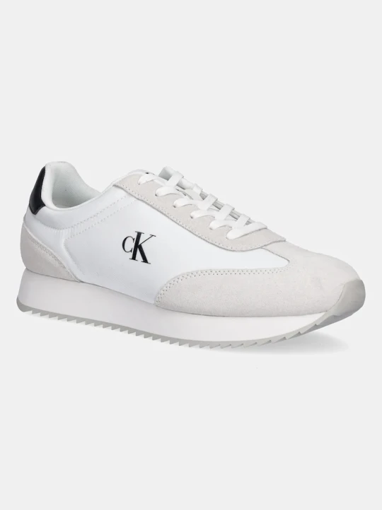 Zdjęcie produktu Calvin Klein Jeans sneakersy RETRO RUNNER LACE UP NY-SU beżowy