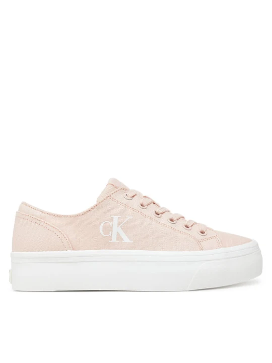 Zdjęcie produktu Calvin Klein Jeans Sneakersy Vulc Flatform Low Cv Mg YW0YW01763 Pomarańczowy