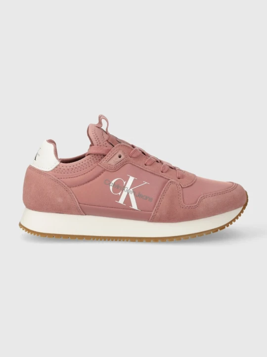Zdjęcie produktu Calvin Klein Jeans sneakersy YW0YW00840 RUNNER SOCK LACEUP NY-LTH W różowy
