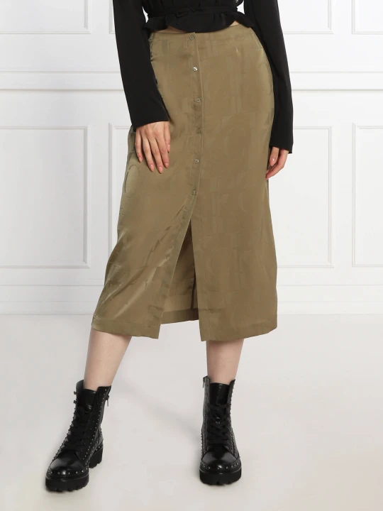 Zdjęcie produktu Calvin Klein Jeans Spódnica oliwkowy