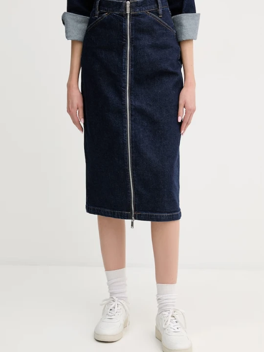 Zdjęcie produktu Calvin Klein Jeans spódnica jeansowa granatowy