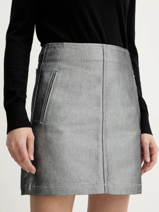 Zdjęcie produktu Calvin Klein Jeans spódnica jeansowa szary