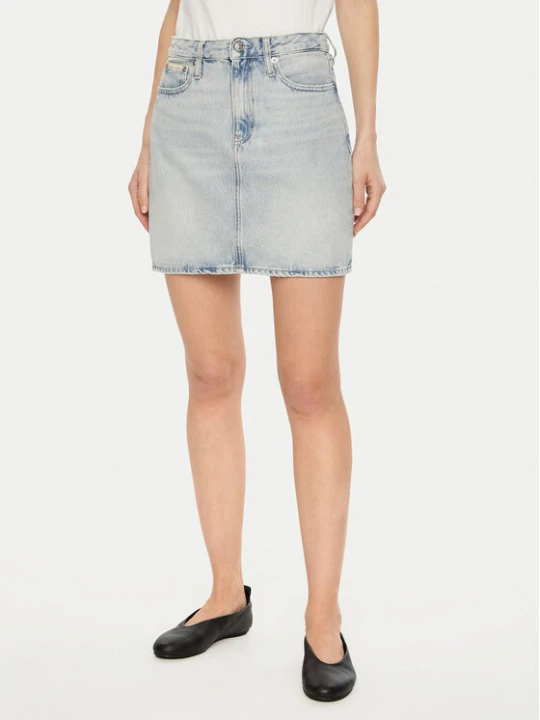 Zdjęcie produktu Calvin Klein Jeans Spódnica jeansowa J20J224534 Niebieski Regular Fit