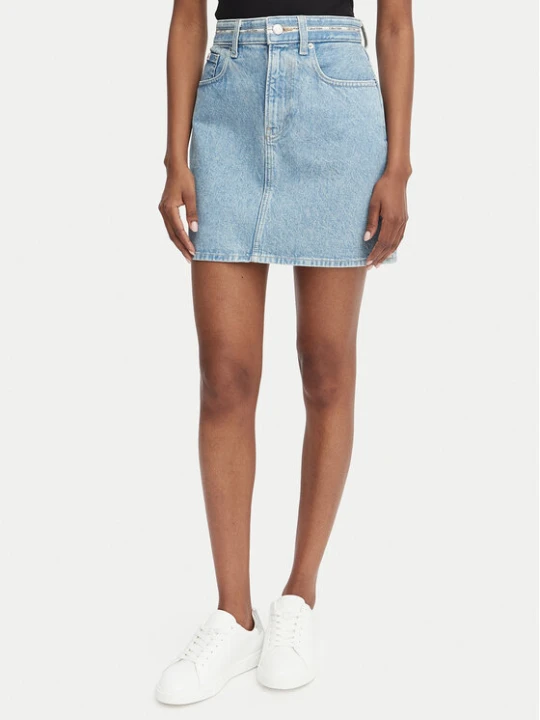 Zdjęcie produktu Calvin Klein Jeans Spódnica jeansowa LV047G727G Niebieski jasny Regular Fit