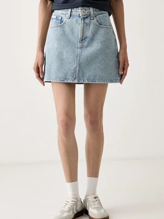 Zdjęcie produktu Calvin Klein Jeans spódnica jeansowa niebieski