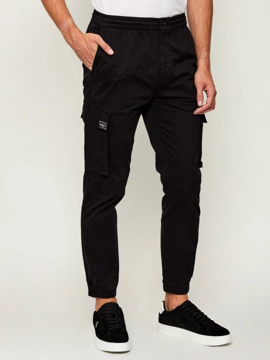 Zdjęcie produktu Calvin Klein Jeans Spodnie cargo | Skinny fit czarny