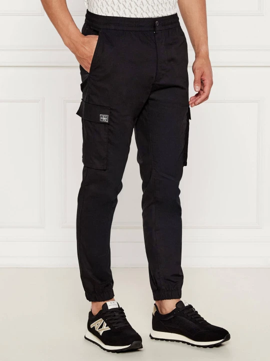 Zdjęcie produktu Calvin Klein Jeans Spodnie cargo | Slim Fit | stretch czarny