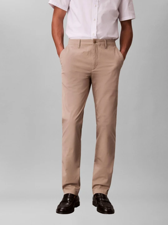 Zdjęcie produktu Calvin Klein Jeans Spodnie chino | Slim Fit beżowy