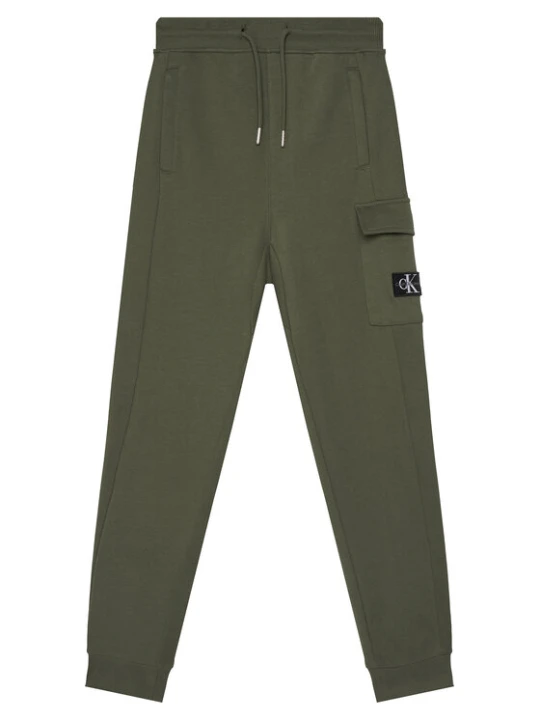 Zdjęcie produktu Calvin Klein Jeans Spodnie dresowe Badge IB0IB02199 Zielony Relaxed Fit