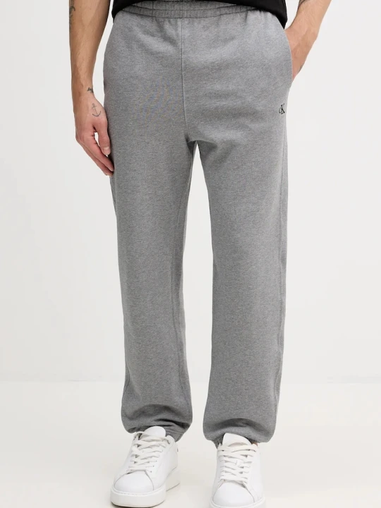 Zdjęcie produktu Calvin Klein Jeans spodnie dresowe bawełniane szary