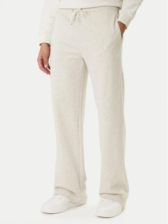 Zdjęcie produktu Calvin Klein Jeans Spodnie dresowe Embossed Monologo LV047F206G Beżowy Wide Leg