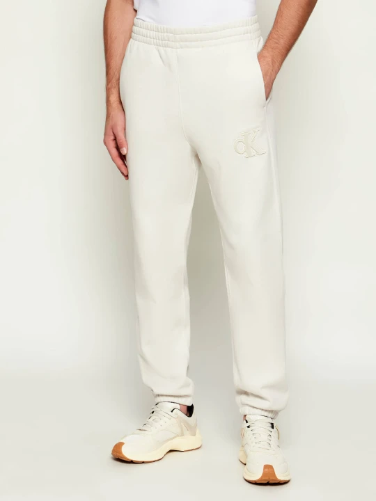 Zdjęcie produktu Calvin Klein Jeans Spodnie dresowe | Regular Fit ecru
