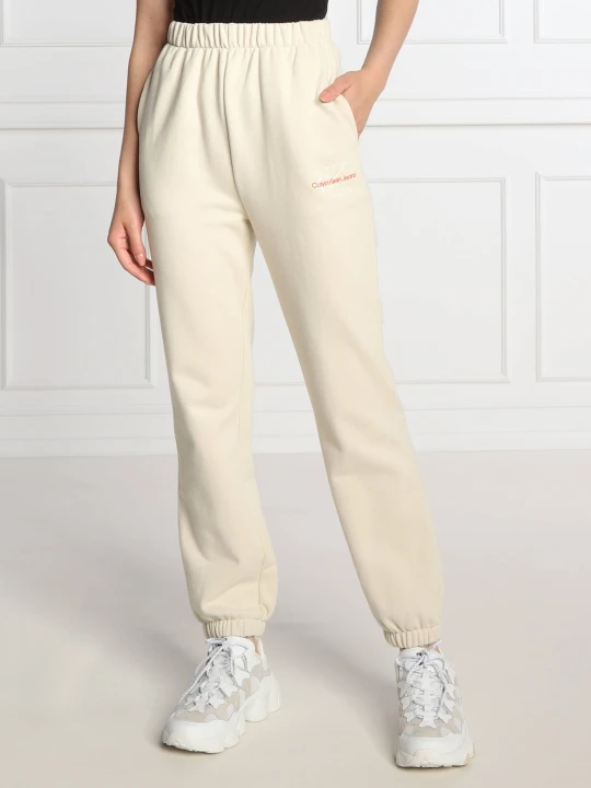 Zdjęcie produktu Calvin Klein Jeans Spodnie dresowe | Regular Fit beżowy