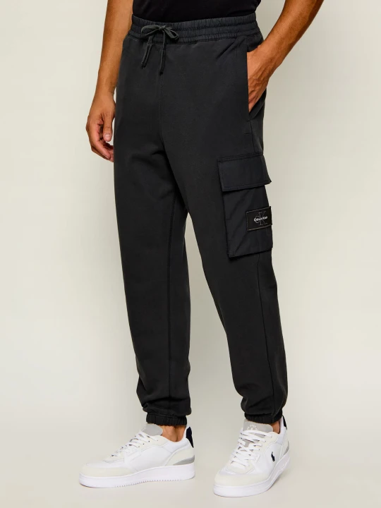 Zdjęcie produktu Calvin Klein Jeans Spodnie dresowe | Regular Fit czarny