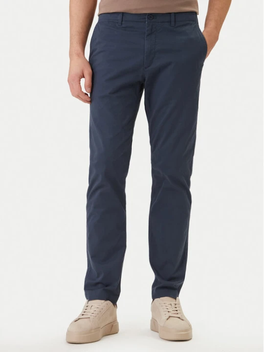 Zdjęcie produktu Calvin Klein Jeans Spodnie materiałowe LV04RF618G Granatowy Slim Fit