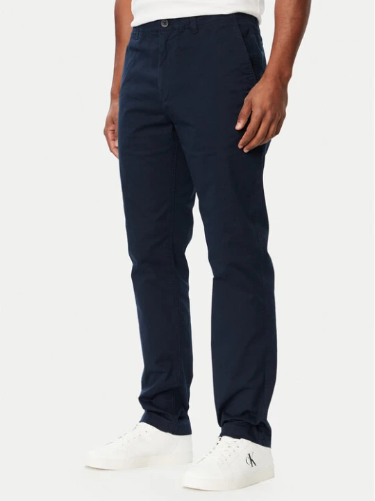 Zdjęcie produktu Calvin Klein Jeans Spodnie materiałowe LV04RF618G Granatowy Slim Fit