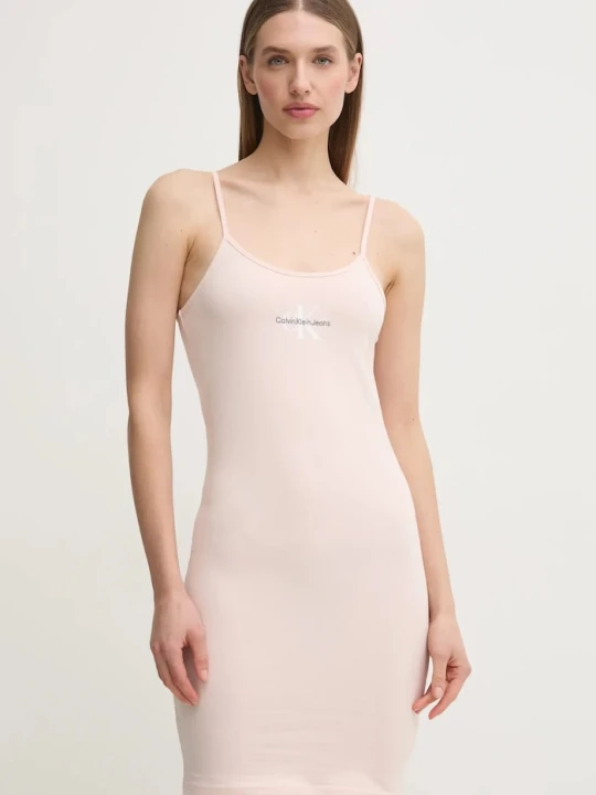 Zdjęcie produktu Calvin Klein Jeans sukienka różowy