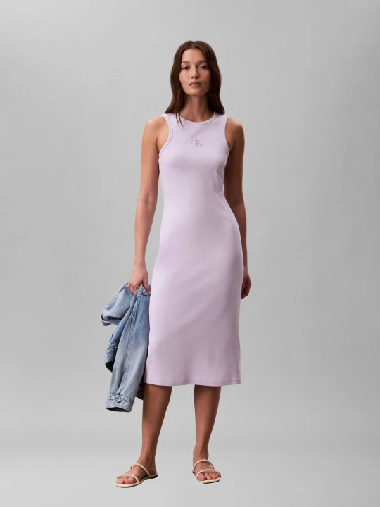 Zdjęcie produktu Calvin Klein Jeans Sukienka lawendowy