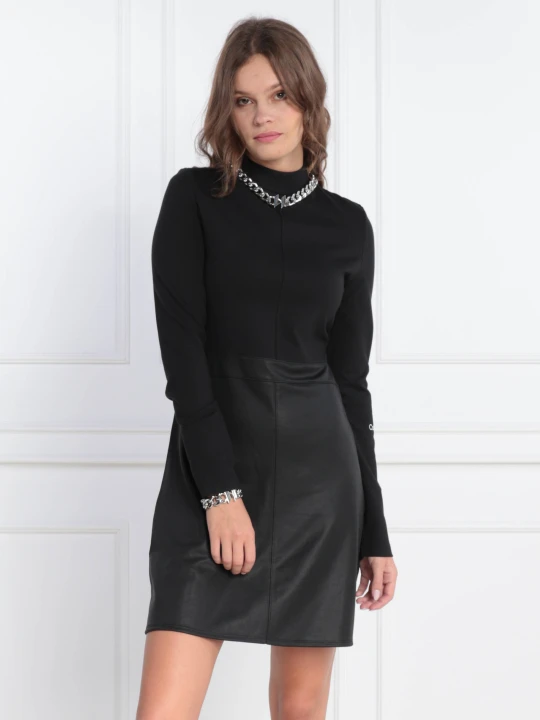 Zdjęcie produktu Calvin Klein Jeans Sukienka COATED MILANO czarny