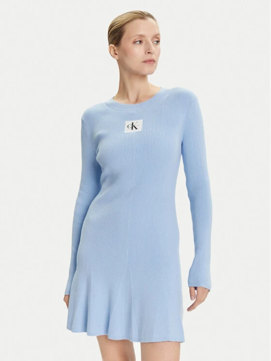 Zdjęcie produktu Calvin Klein Jeans Sukienka codzienna LV047D307G Niebieski Slim Fit