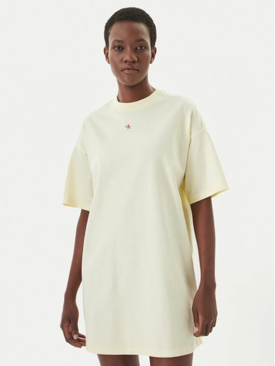 Zdjęcie produktu Calvin Klein Jeans Sukienka codzienna LV047F228G Żółty jasny Oversize