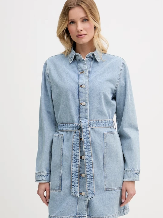 Zdjęcie produktu Calvin Klein Jeans sukienka jeansowa niebieski