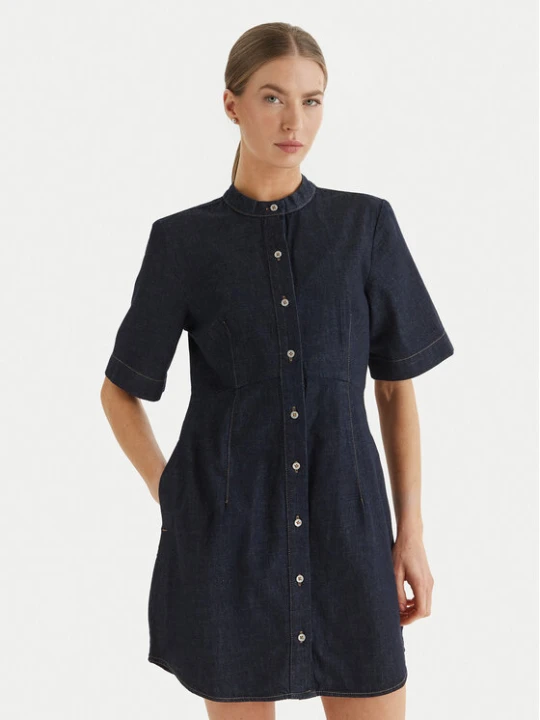 Zdjęcie produktu Calvin Klein Jeans Sukienka jeansowa LV047F797G Granatowy Regular Fit
