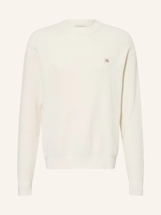 Zdjęcie produktu Calvin Klein Jeans Sweter beige BIAŁY