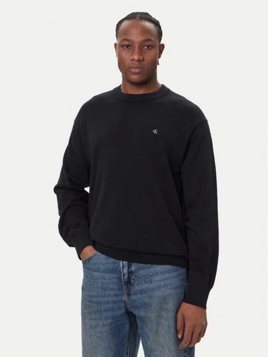 Zdjęcie produktu Calvin Klein Jeans Sweter LV04RC309G Czarny Regular Fit