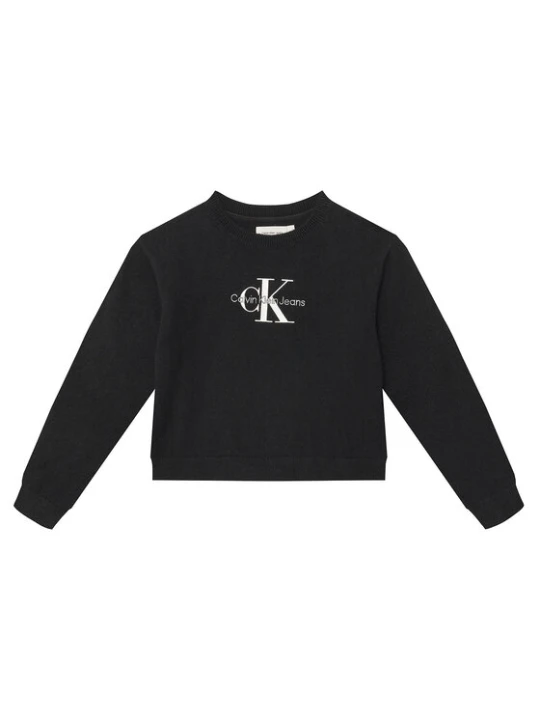 Zdjęcie produktu Calvin Klein Jeans Sweter Monologo IG0IG02830 D Czarny Regular Fit