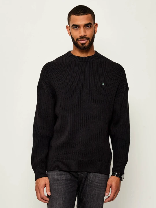 Zdjęcie produktu Calvin Klein Jeans Sweter | Oversize fit czarny