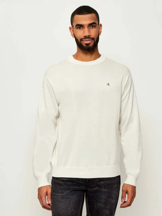 Zdjęcie produktu Calvin Klein Jeans Sweter | Regular Fit ecru