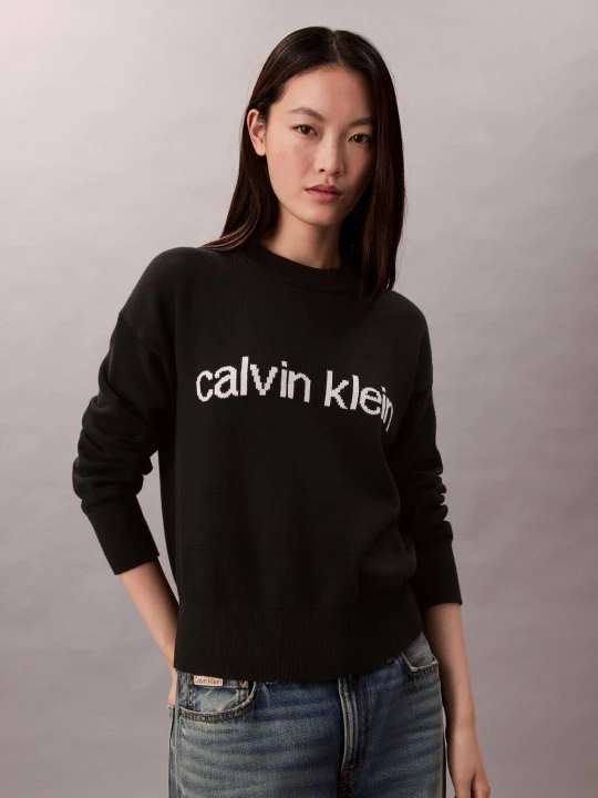 Zdjęcie produktu Calvin Klein Jeans Sweter | Regular Fit czarny