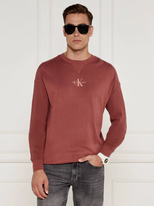 Zdjęcie produktu Calvin Klein Jeans Sweter | Regular Fit różowy