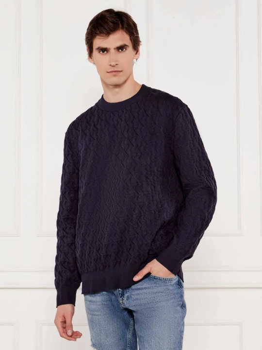 Zdjęcie produktu Calvin Klein Jeans Sweter | Regular Fit granatowy