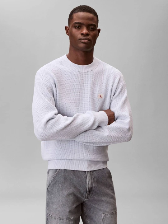 Zdjęcie produktu Calvin Klein Jeans Sweter | Relaxed fit błękitny