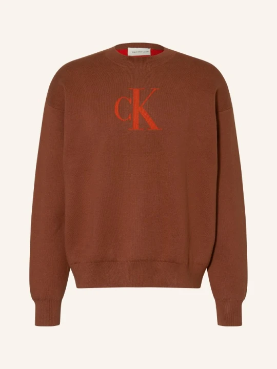Zdjęcie produktu Calvin Klein Jeans Sweter rot BRĄZOWY