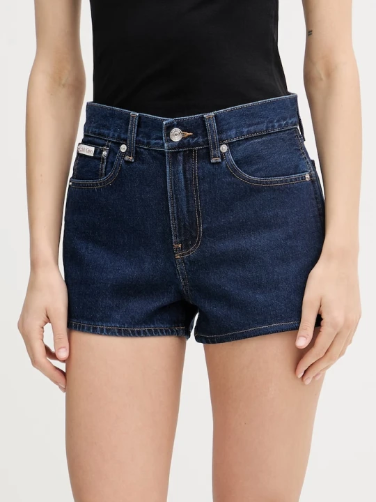 Zdjęcie produktu Calvin Klein Jeans szorty damskie jeansowe granatowy