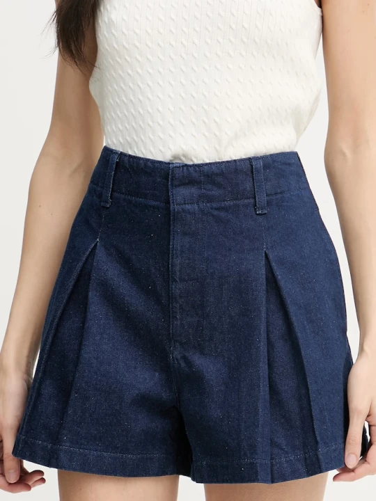 Zdjęcie produktu Calvin Klein Jeans szorty damskie jeansowe granatowy